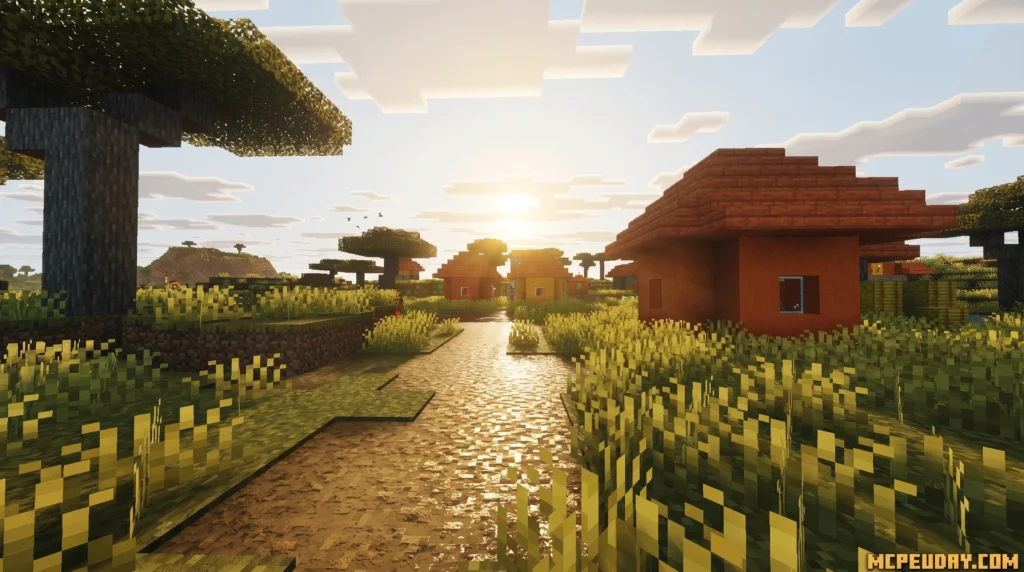 Serene Visuals Shader (26.x, 1.21) – MCPE/Bedrock Shader
