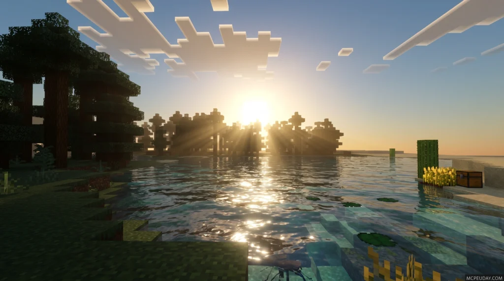 Sans Visual Shader (26.x, 1.21) – MCPE/Bedrock Shader