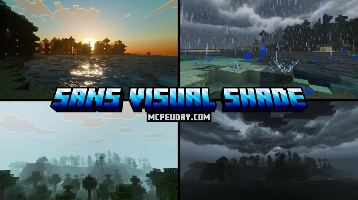 Sans Visual Shader (26.x, 1.21) – MCPE/Bedrock Shader