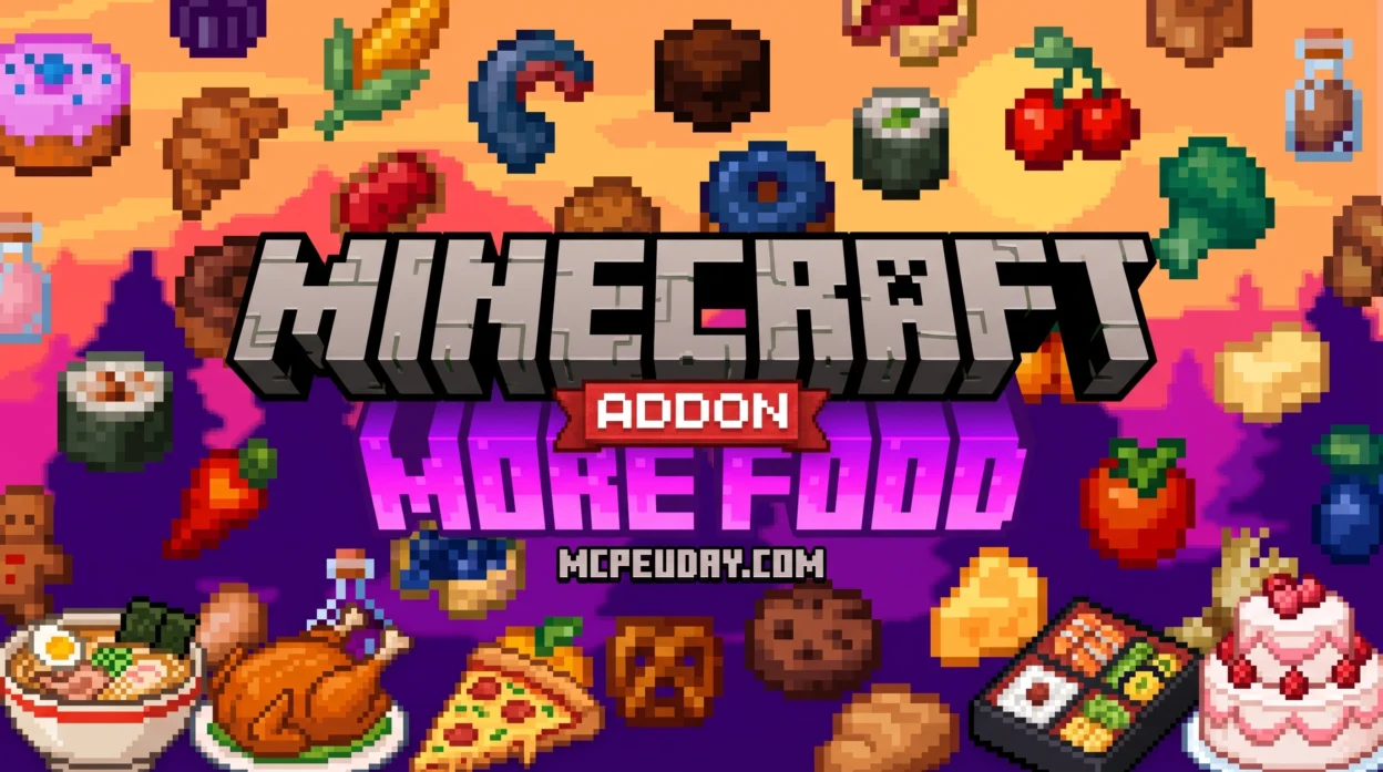 Food Expansion Addon (26.x, 1.21) – MCPE/Bedrock Mod