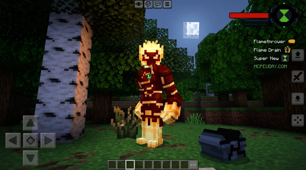 Ben 10 Ultimate Addon (26.x, 1.21) – MCPE/Bedrock Mod