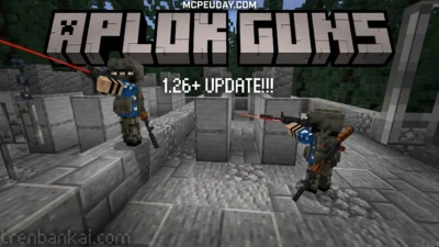 Aplok Guns Addon (26.x, 1.21) – MCPE/Bedrock Mod