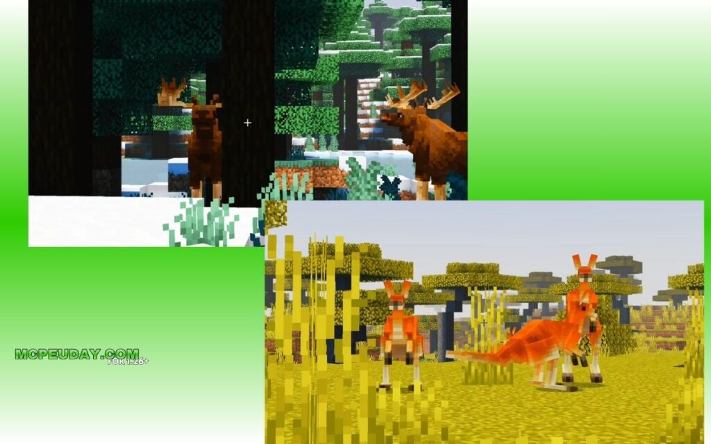 Animal Pack 500+ Addon (26.x, 1.21) – MCPE/Bedrock Mod