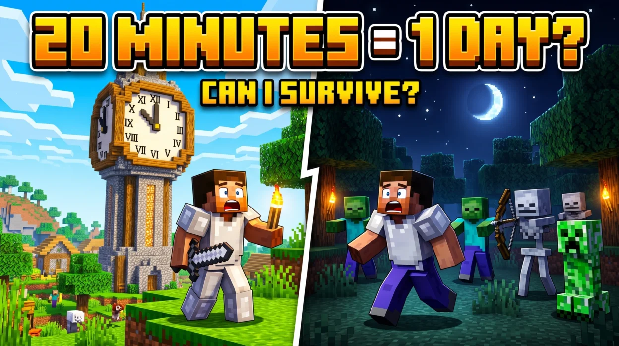 How Long Is a Minecraft Day? Exact Time, Ticks & Day-Night Cycle Explained (2026)