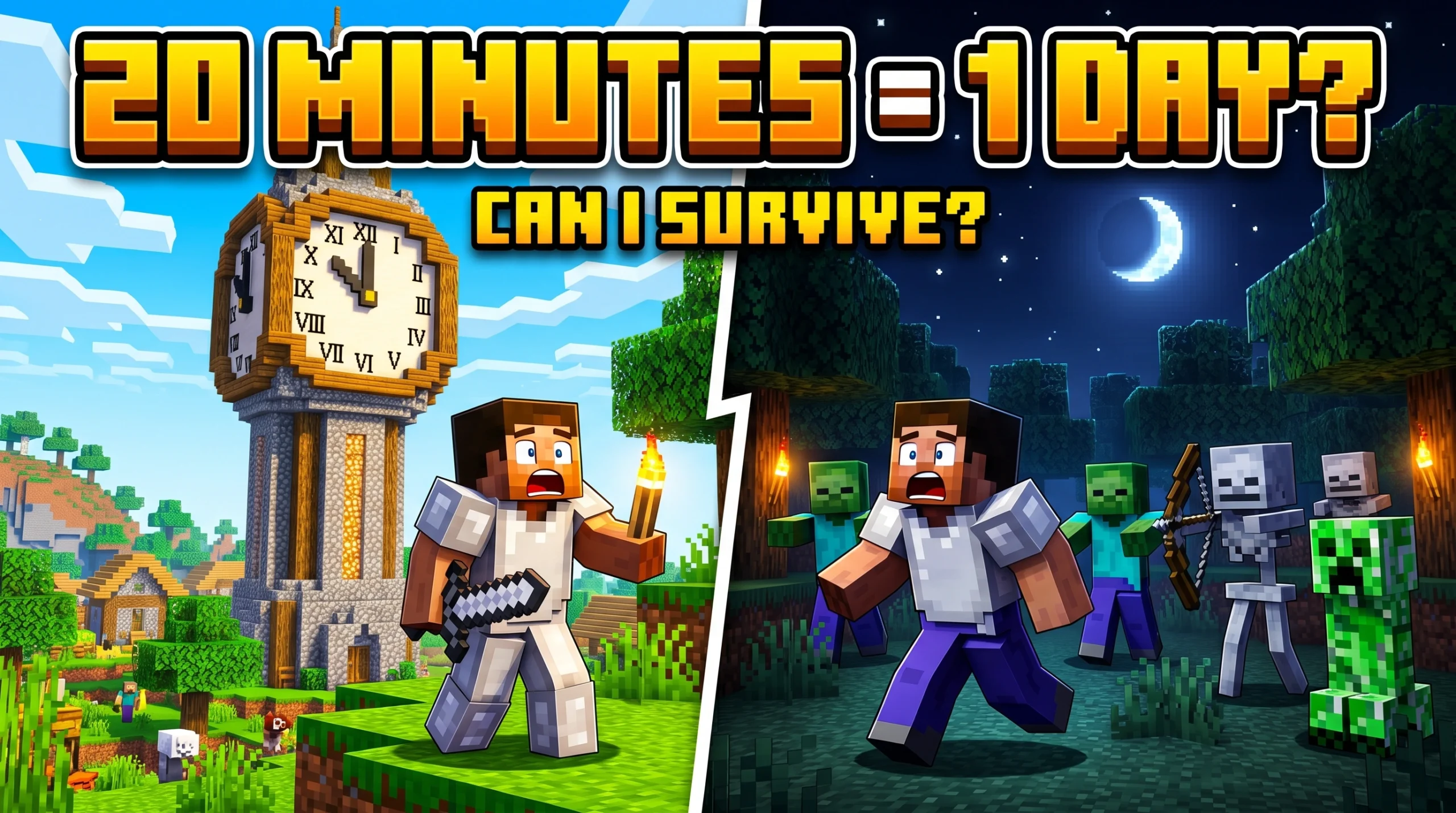 How Long Is a Minecraft Day? Exact Time, Ticks & Day-Night Cycle Explained (2026)