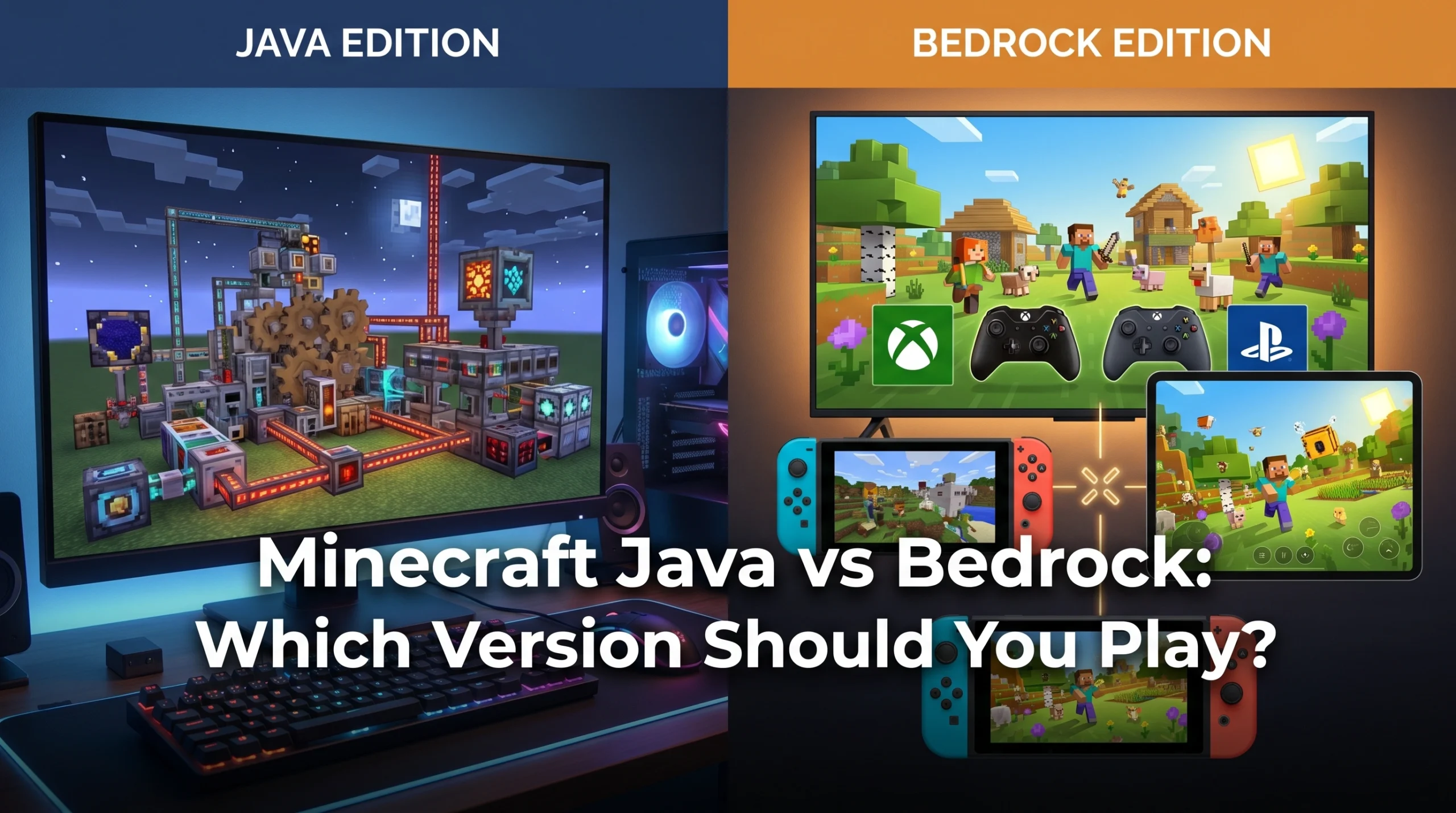 Minecraft Java vs Bedrock: Which Version Should You Play?