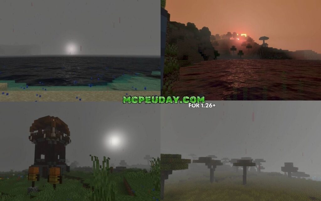 Creepypasta Shader (26.x, 1.21) – MCPE/Bedrock Shader