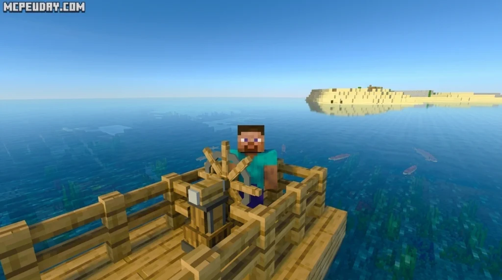 Mhafy’s Ship Addon (26.x, 1.21) – MCPE/Bedrock Mod