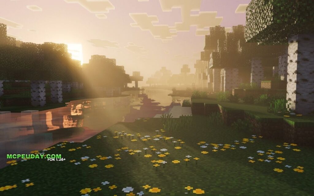 Lumina Visuals Shader Minecraft Bedrock active cinematic graphics