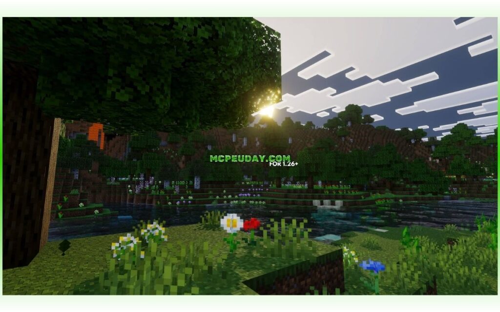 Lunac Shaders 3D Shader (26.x, 1.21) – MCPE/Bedrock Shader
