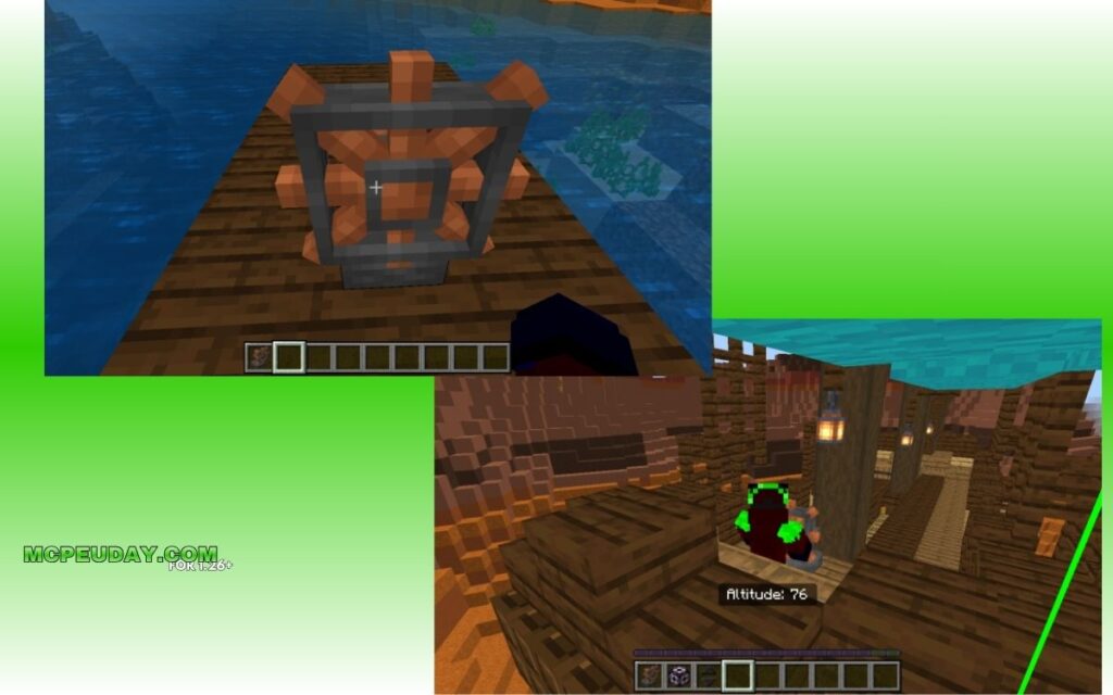 Mhafy’s Ship Addon (26.x, 1.21) – MCPE/Bedrock Mod