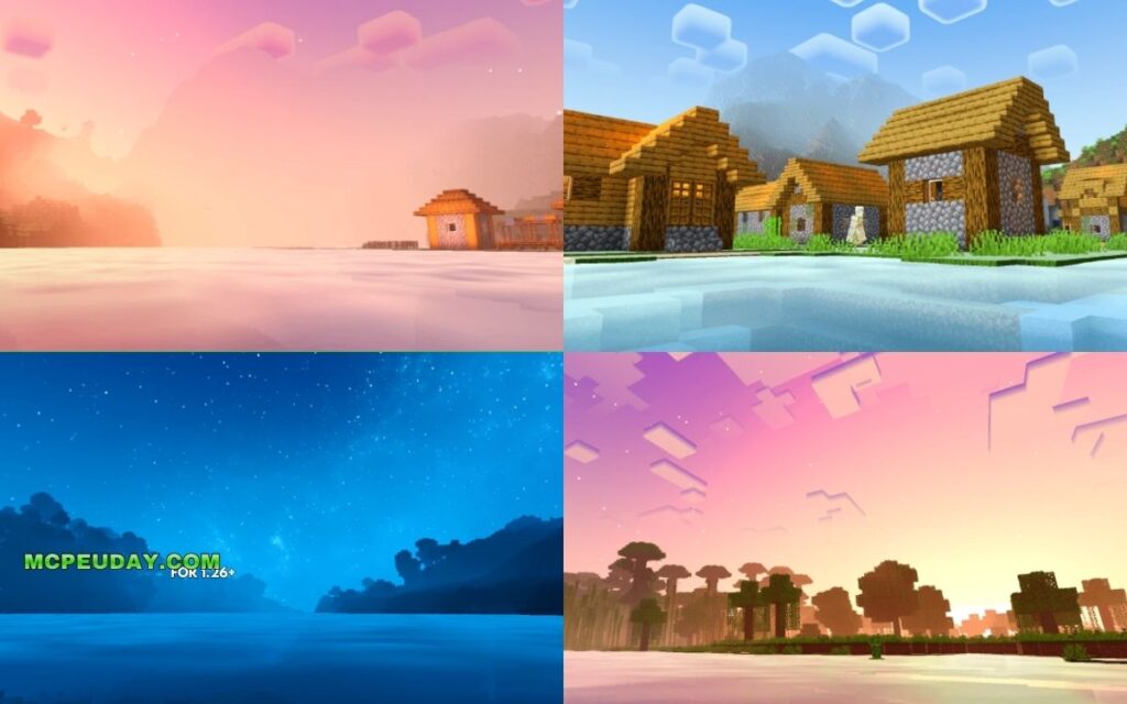 Newb X Dawn Shader (26.x, 1.21) – MCPE/Bedrock Shader