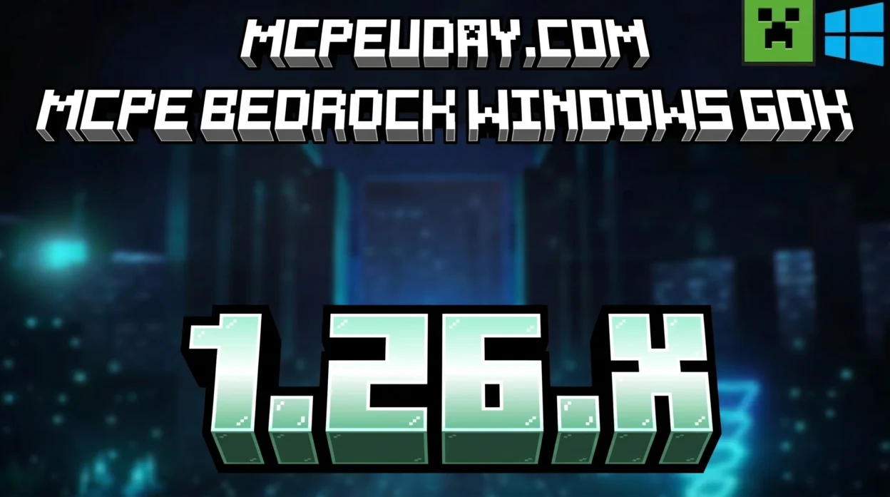 MCPE Bedrock Windows GDK (1.26.21.1) – PC Offline Installer