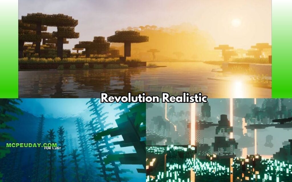 Revolution Vibrant Visuals Shader (26.x, 1.21) – MCPE/Bedrock Shader