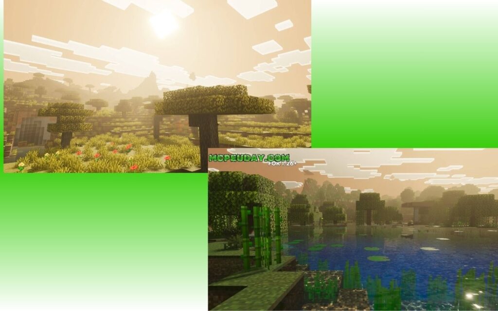 Solar Shader (26.x, 1.21) – MCPE/Bedrock Shader