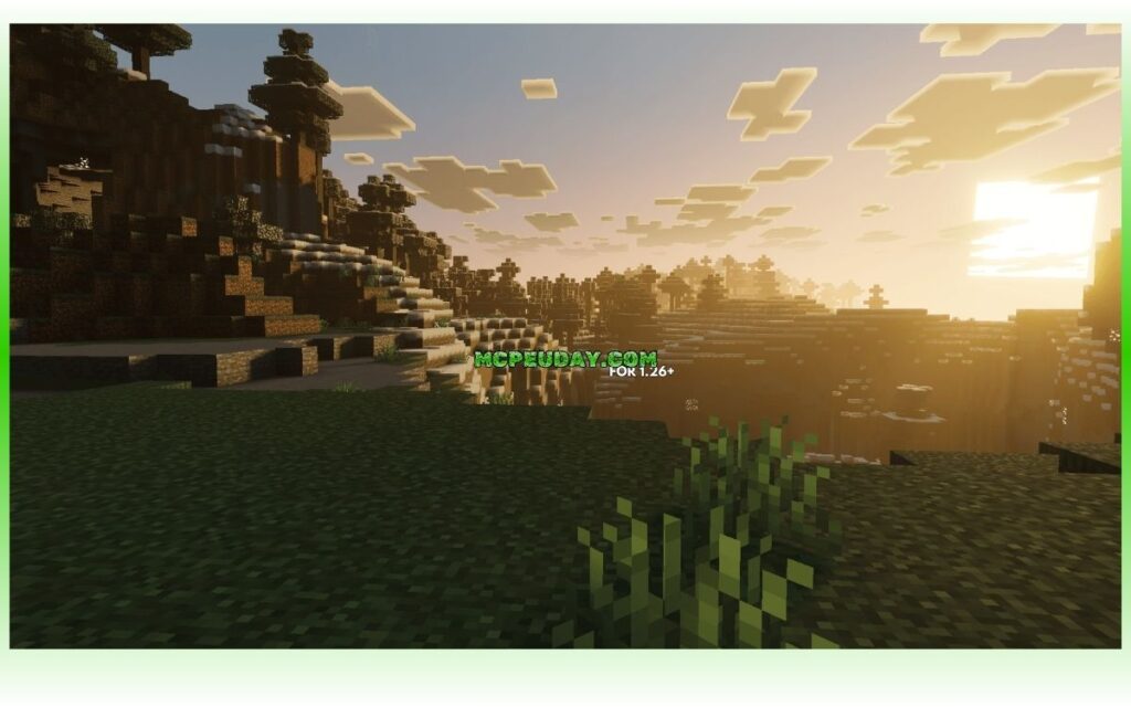 Solar Shader (26.x, 1.21) – MCPE/Bedrock Shader