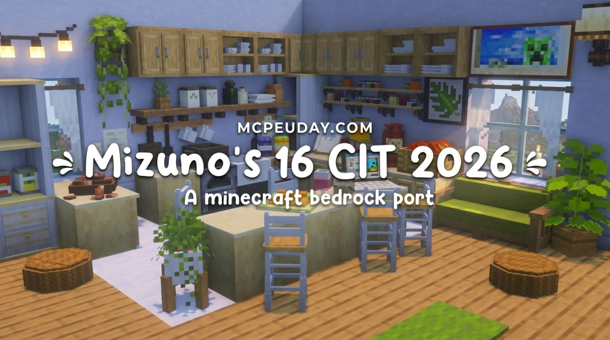 Mizuno's 16 CIT Addon (26.x, 1.21) – MCPE/Bedrock Mod