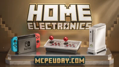 Home Electronics Addon (26.x, 1.21) – MCPE/Bedrock Mod