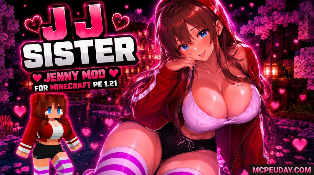 JJ Sister Jenny Mod (26.x, 1.21) – MCPE/Bedrock Mod