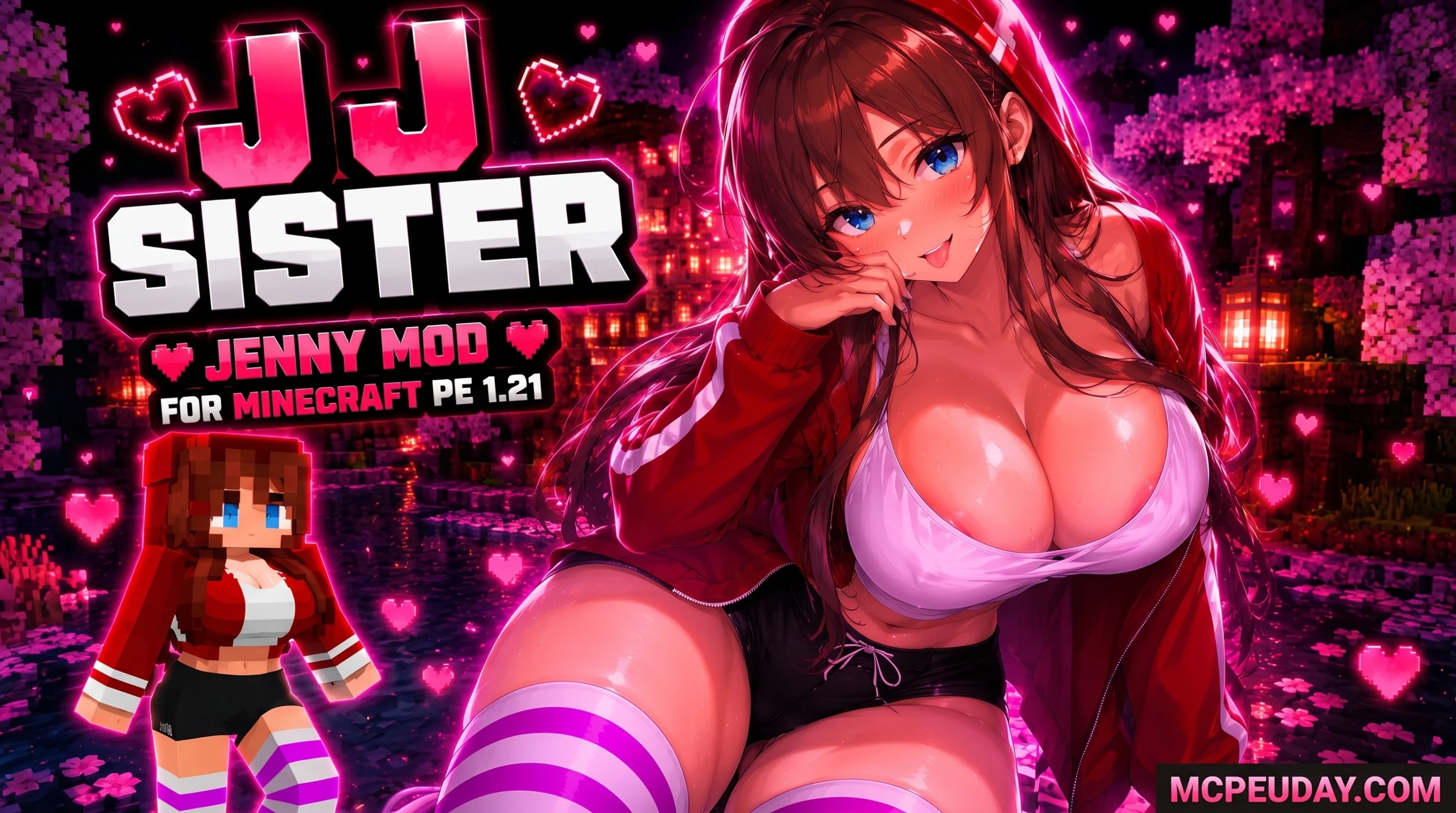 JJ Sister Jenny Mod (26.x, 1.21) – MCPE/Bedrock Mod