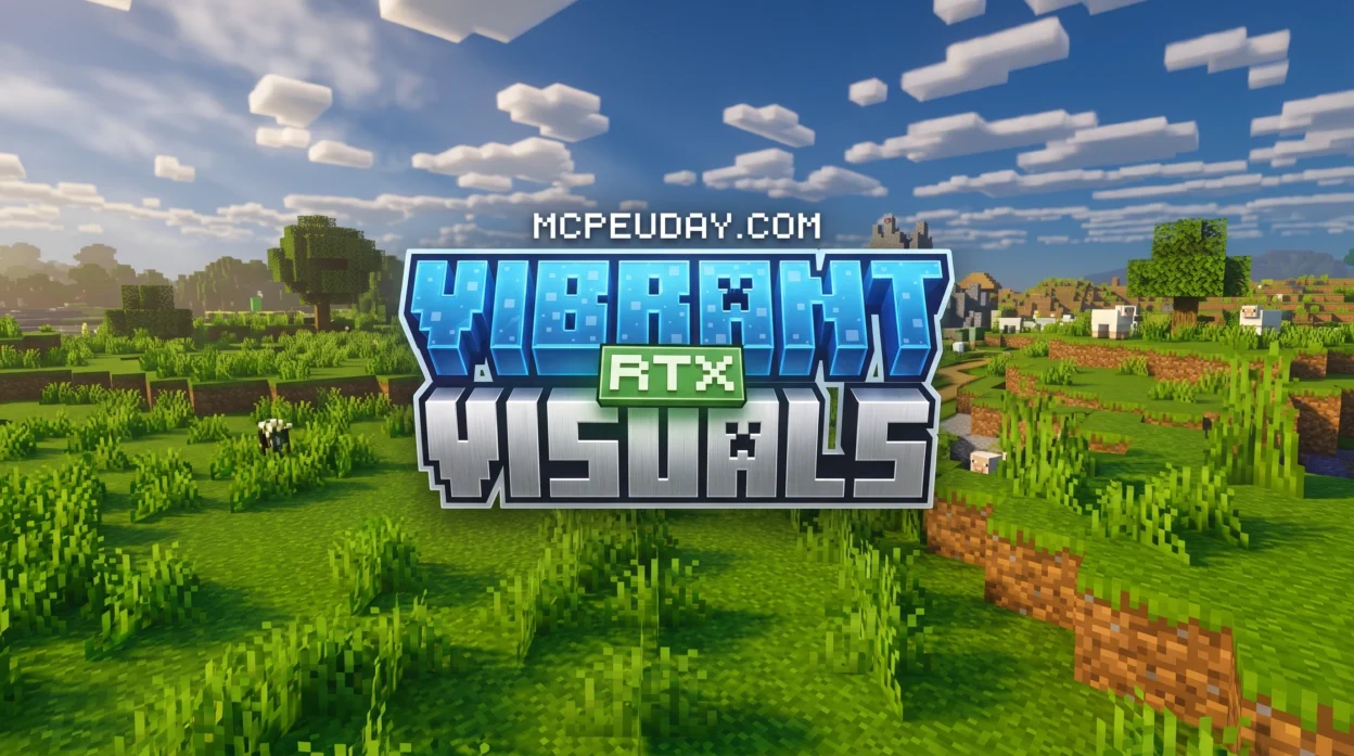 Vibrant RTX Visuals Shader (26.x, 1.21) – MCPE/Bedrock Shader