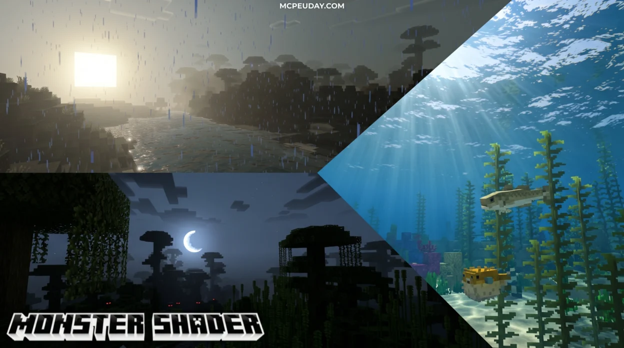 Monster Shader (26.x, 1.21) – MCPE/Bedrock Shader