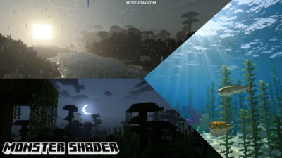 Monster Shader (26.x, 1.21) – MCPE/Bedrock Shader
