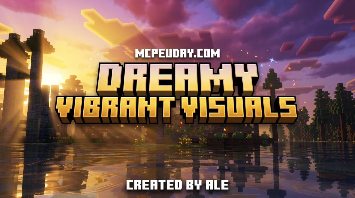 Dreamy Vibrant Visuals Shader (26.x, 1.21) – MCPE/Bedrock Shader