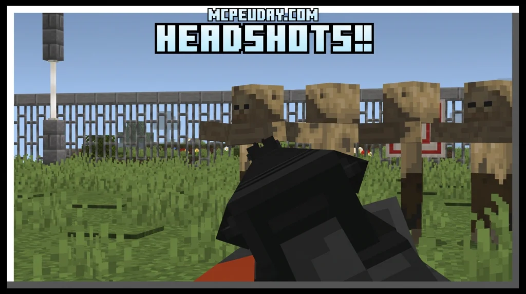 GUNS 3D Addon (26.x, 1.21) – MCPE/Bedrock Mod