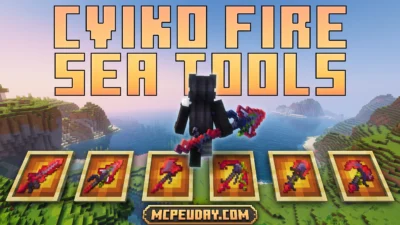 Cviko Fire Sea Tools Texture Pack (26.x, 1.21) – MCPE/Bedrock Texture Pack