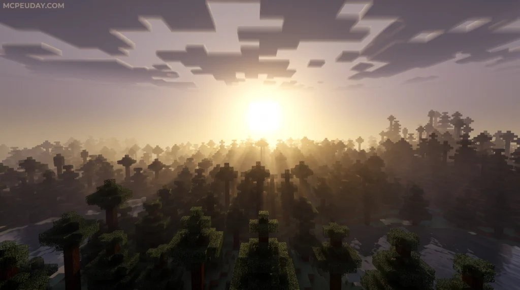 Dusk Dawn Shader Minecraft