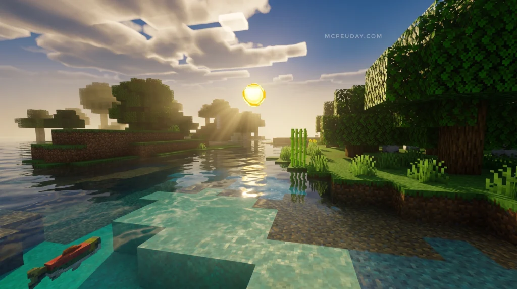 Kinetix Visuals Shader Minecraft Bedrock