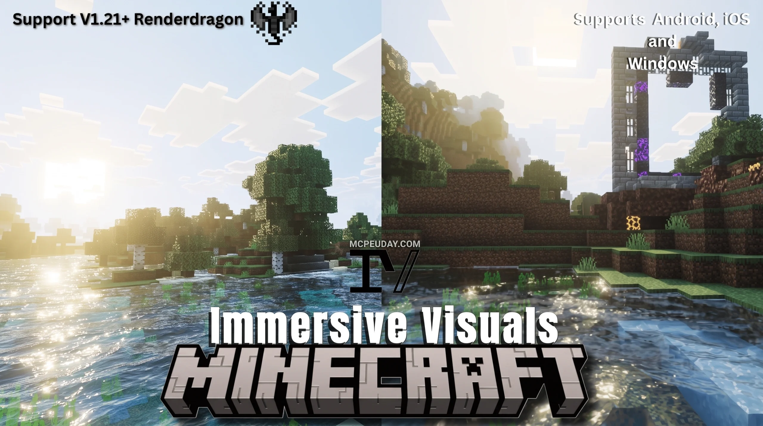 Immersive Visuals Shader (26.x, 1.21) – MCPE/Bedrock Shader