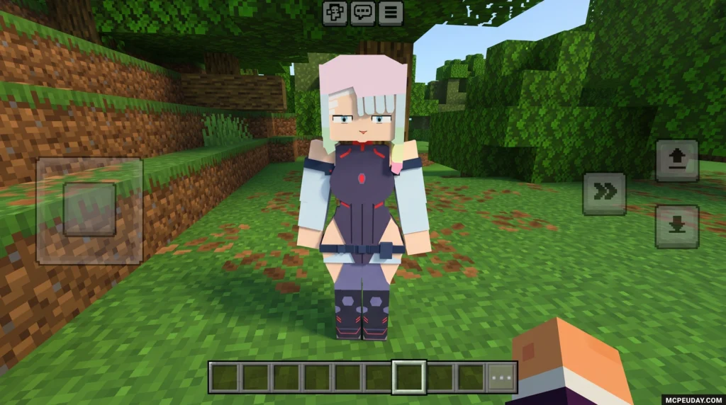 Lucy Cyberpunk Jenny Mod Minecraft PE character model