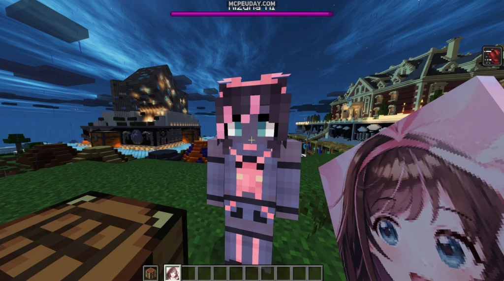 Anime Characters Addon for Minecraft Bedrock Edition