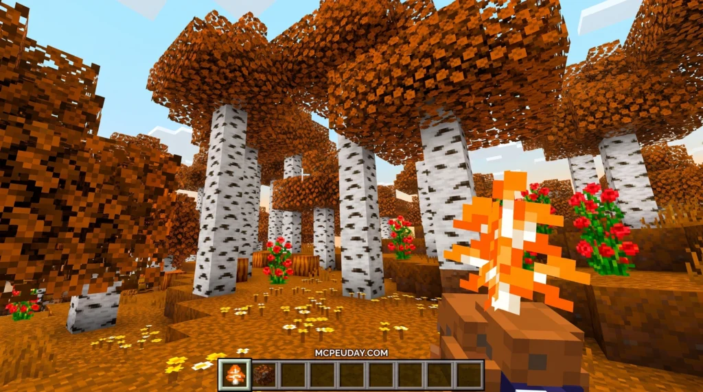 Orange Trees Addon (26.x, 1.21) – MCPE/Bedrock Mod
