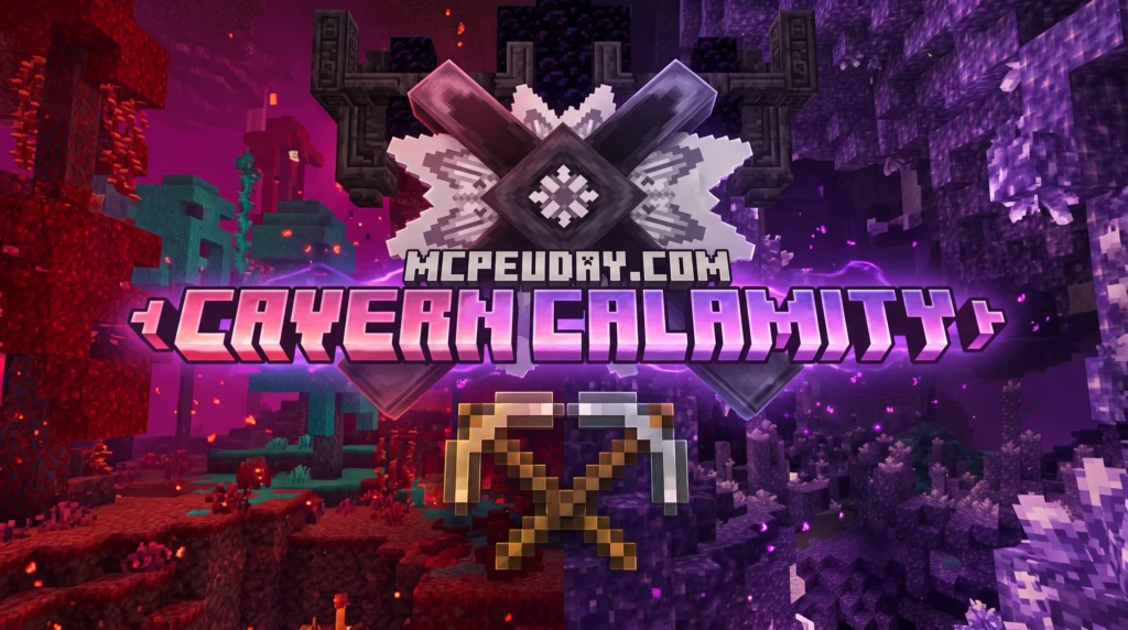 Cavern Calamity Mod (26.x, 1.21) – MCPE/Bedrock Mod