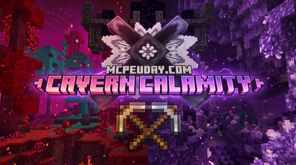 Cavern Calamity Mod (26.x, 1.21) – MCPE/Bedrock Mod