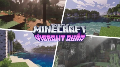 Vibrant Aura Legacy Shader (26.x, 1.21) – MCPE/Bedrock Shader