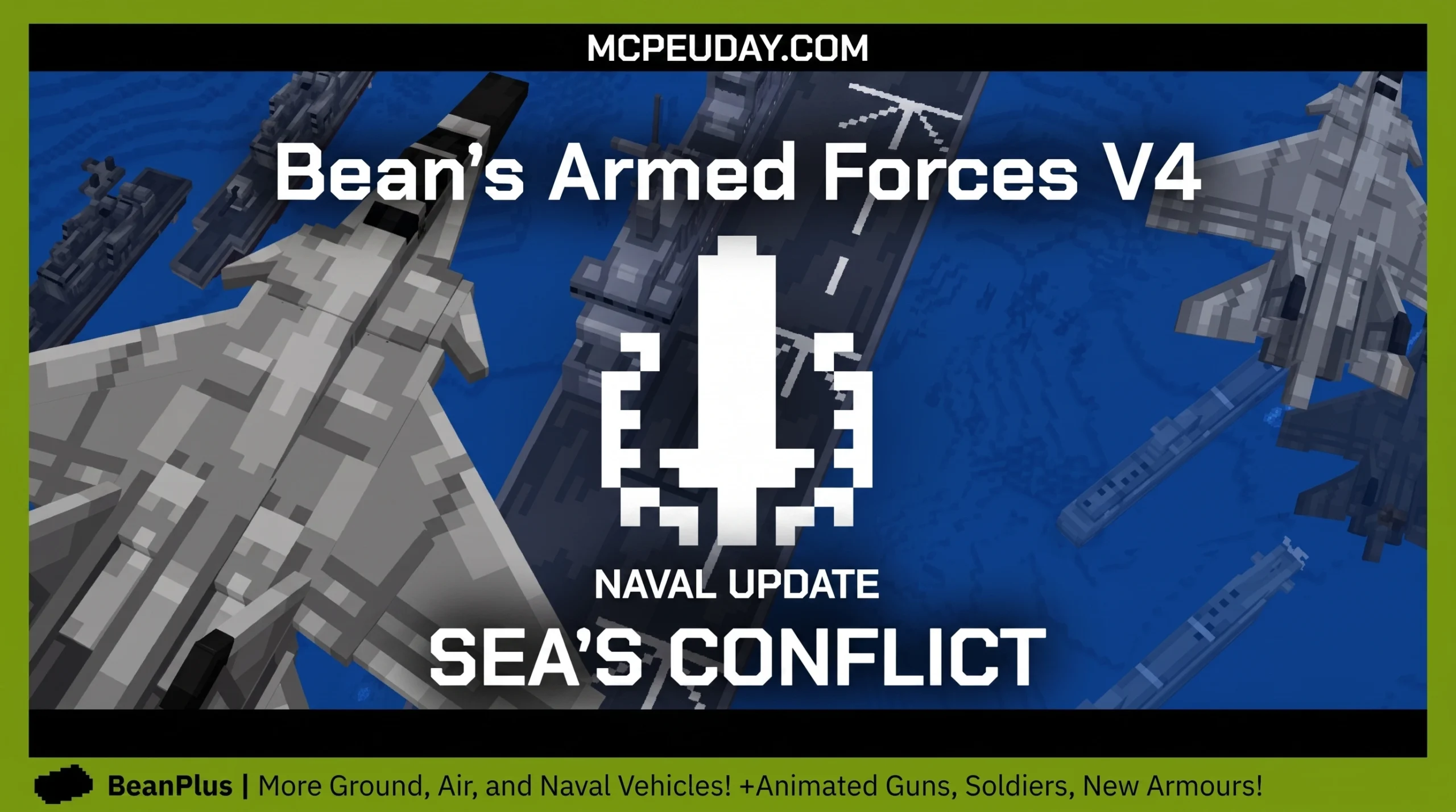 Bean's Armed Forces Addon (26.x, 1.21) – MCPE/Bedrock Mod