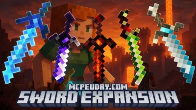SWORD EXPANSION Addon (26.x, 1.21) – MCPE/Bedrock Mod