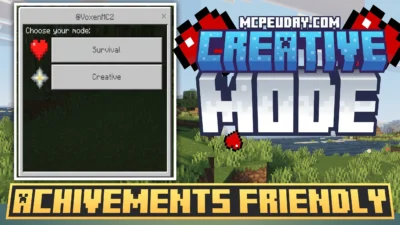 Achievement-Friendly Creative Mode Addon (26.x, 1.21) – MCPE/Bedrock Mod