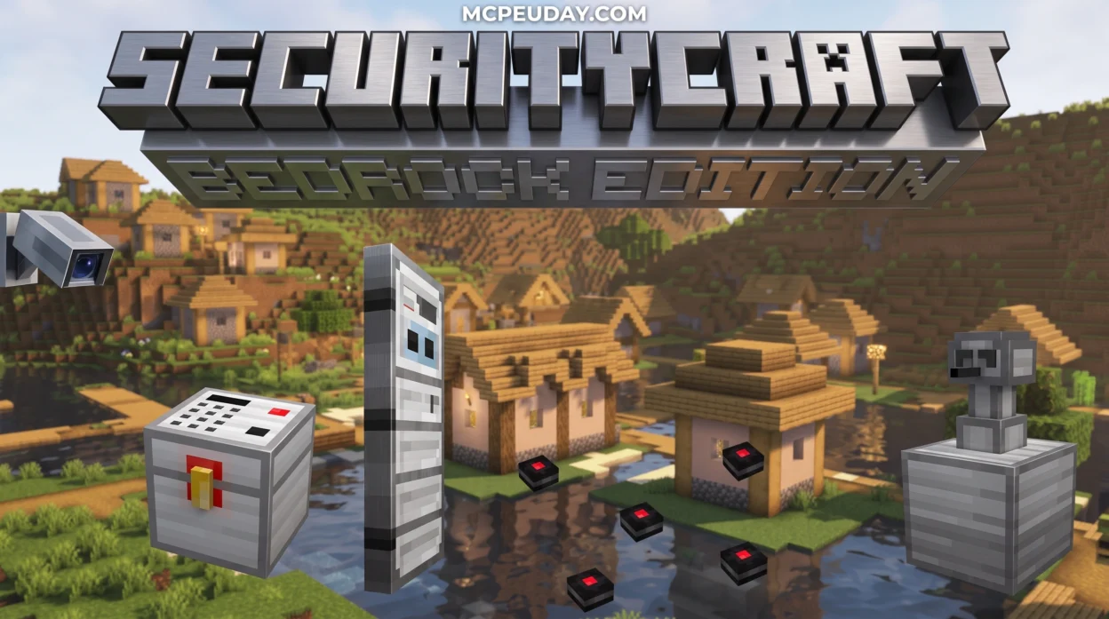 SecurityCraft Addon (26.x, 1.21) – MCPE/Bedrock Mod