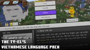 y-el's Vietnamese Language Pack (26.x, 1.21) – MCPE/Bedrock Pack