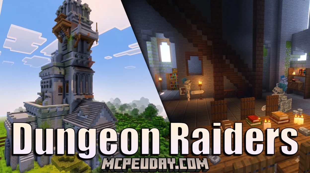 Dungeon Raiders Addon (26.x, 1.21) – MCPE/Bedrock Mod