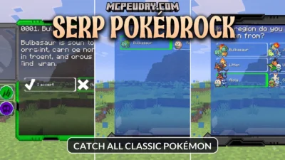 Pokedrock Addon (26.x, 1.21) – MCPE/Bedrock Mod