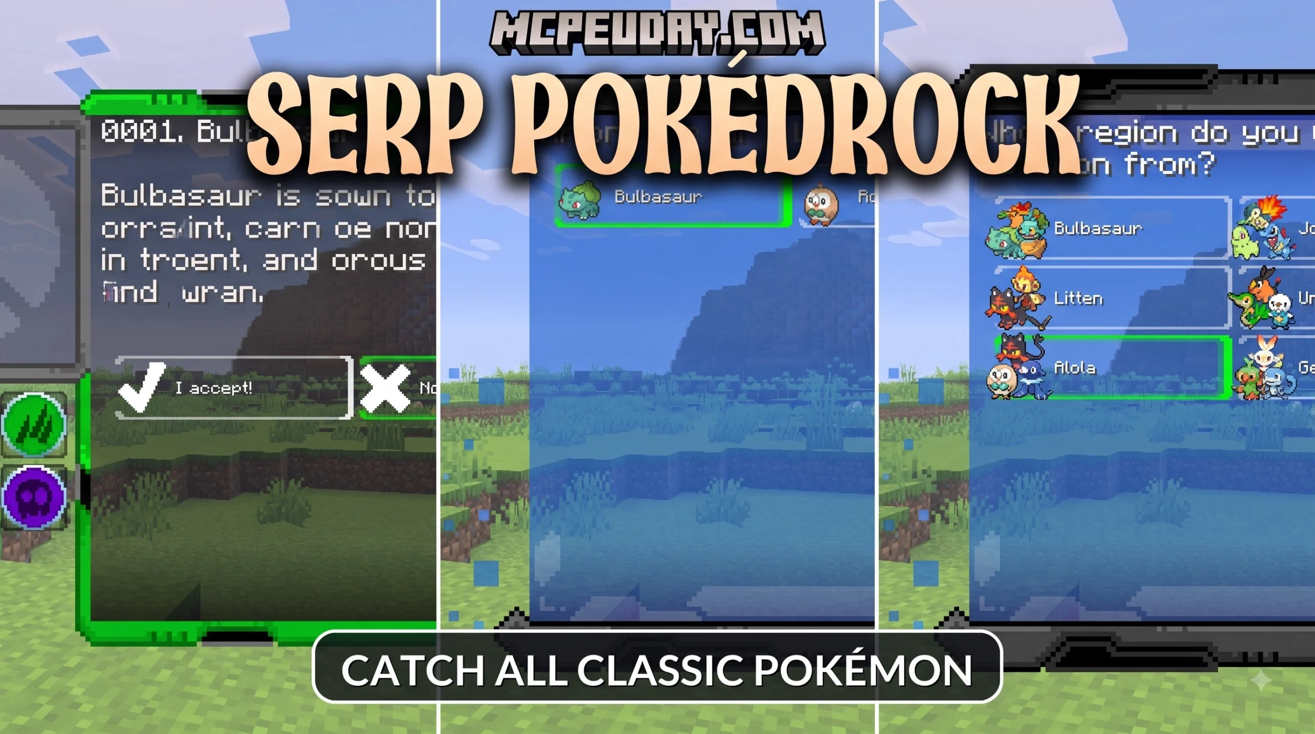 Pokedrock Addon