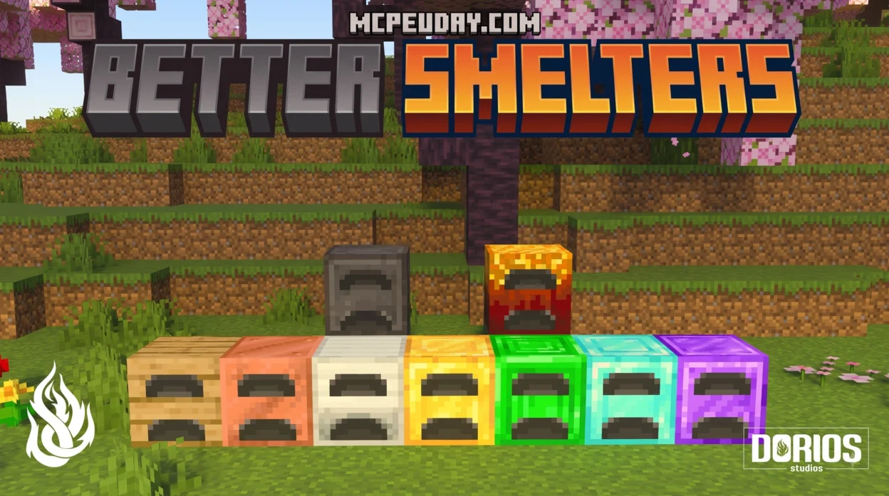 Better Smelters Addon (26.x, 1.21) – MCPE/Bedrock Mod
