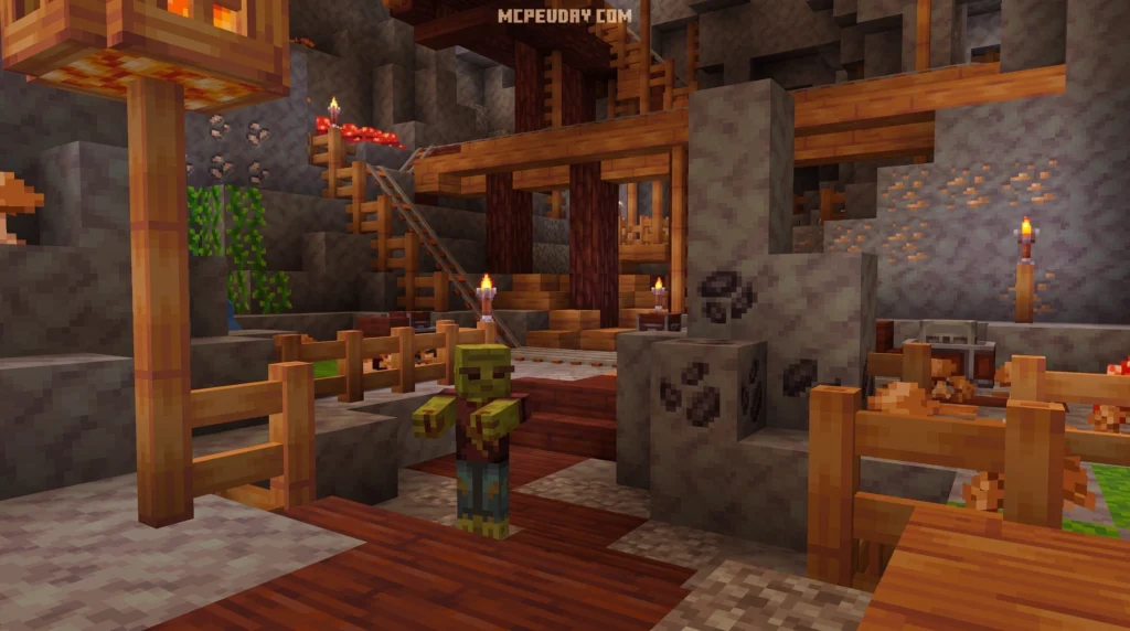 Woodpecker Texture Pack Minecraft medieval cartoony RPG style