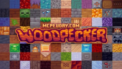 Woodpecker Texture Pack (26.x, 1.21) – MCPE/Bedrock Texture Pack